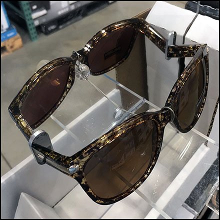 Kirkland Signature Branded Sunglass Mirror Display Feature
