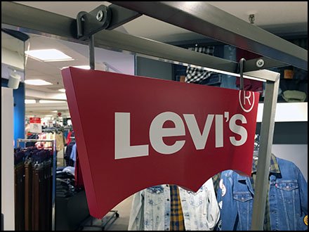 J-Hook Hanger For Levi’s Branded Sign