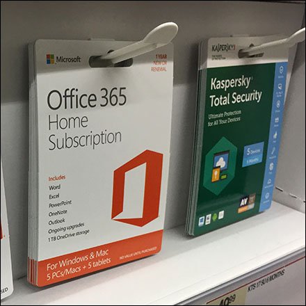 Two-Fer Office & Kaspersky Pick Card Offer Feature