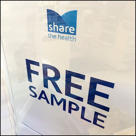 Free Sample Try-Me Table At Vitamin Shoppe