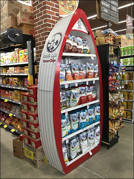 Cape Cod Potato Chips Rowboat Display
