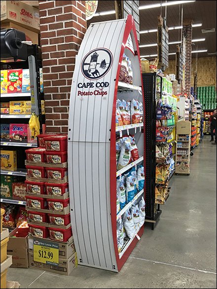 Cape Cod Potato Chips Rowboat Display