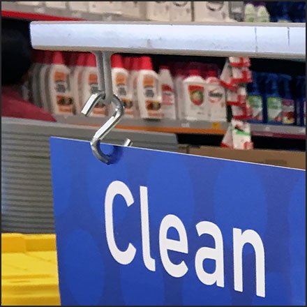 Clean Up The Clutter S-Hook Sign Aux