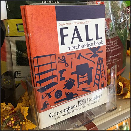 Fall Endcap Merchandising With Dangler Book