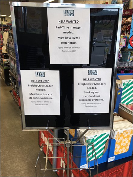 Now Hiring Bulletin Board At Five Below