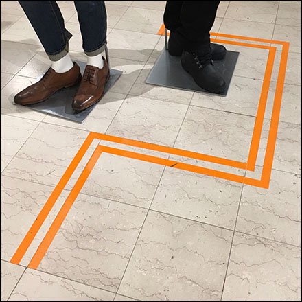 Floor Graphic Zigzag Directional At Macys
