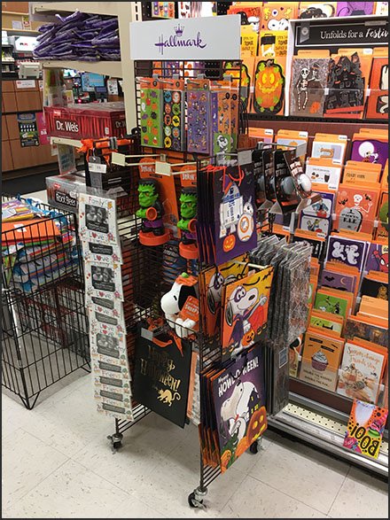 Hallmark Halloween Mobile Grid Display
