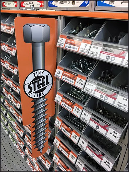 Fastener Color-Coded Category Definition