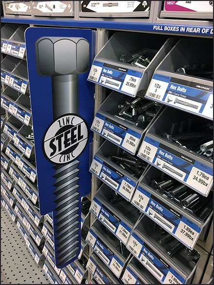 Fastener Color-Coded Category Definition