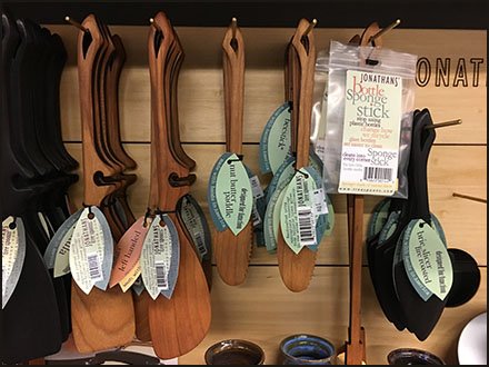 Jonathan's Handcrafted Utensils Display