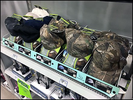 Shelf-Top Rack for Outdoor Cap Sales