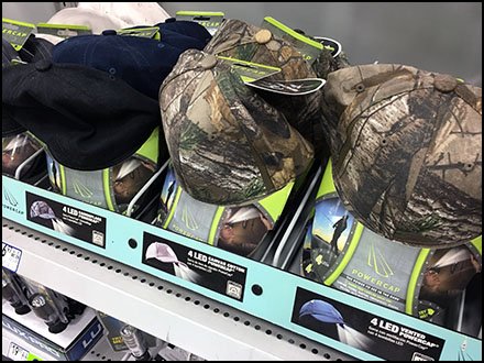Shelf-Top Rack for Outdoor Cap Sales