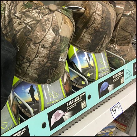 Shelf-Top Rack for Outdoor Cap Sales