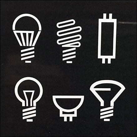 Universal Lighting Media Icons and Symbols