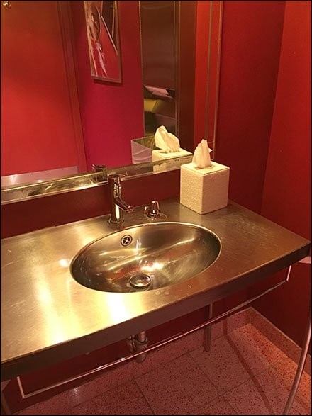 Rouge Hotel Powder Room Decor 2