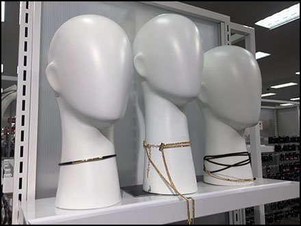 Simple Headform Elegance For Fashion Jewelry