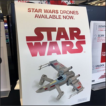 Star Wars Drones Draped Display for Table-Top