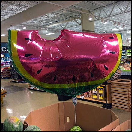 Watermelon Inflatable in Produce Feature