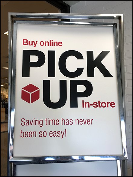 Online Shopping In-Store Pick Up Simple as 1-2-3