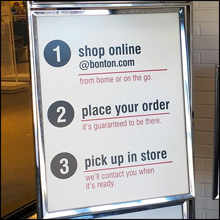 Online Shopping In-Store Pick Up Simple as 1-2-3