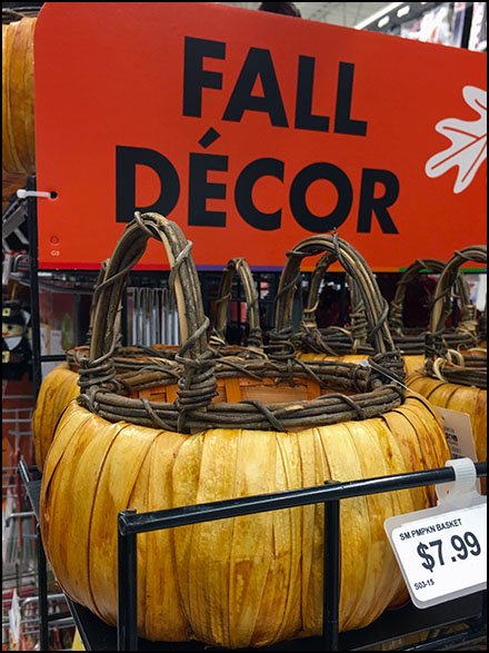Gridwall Wire Shelf for Fall Decor Display