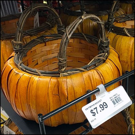 Gridwall Wire Shelf for Fall Decor Display