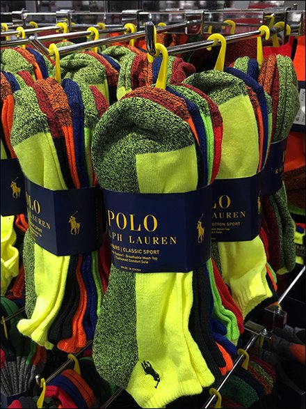 Ralph Lauren Saddle Mount Bar Hooks for Socks
