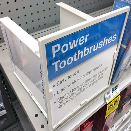 Power Toothbrush Dimensional Category Management Feature