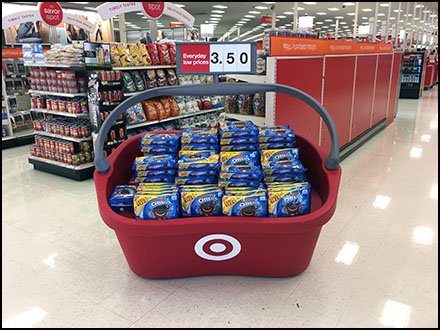 Giant Shopping Carry Display at Target