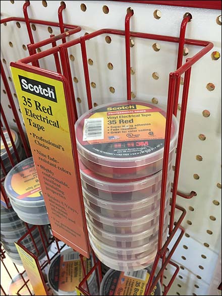 3M Electrical Supplies Pegboard Rack 3