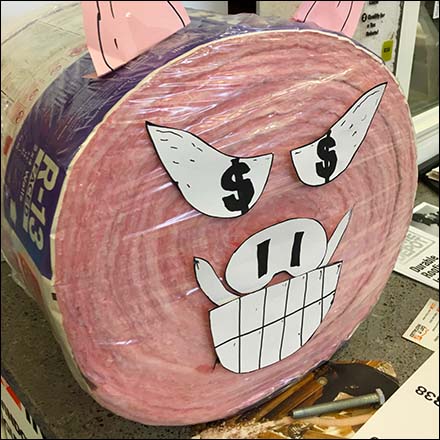 Energy Hog Insulation Display In-Store