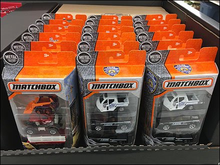 Matchbox Die Cast Metal Cars Display