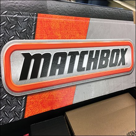 Matchbox Die-Cast Metal Car Display