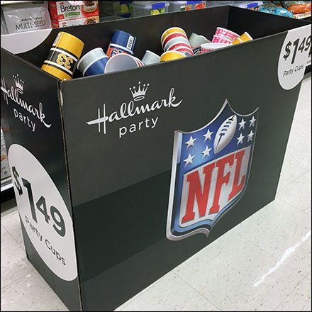 NFL Partyware Display By Hallmark Feature