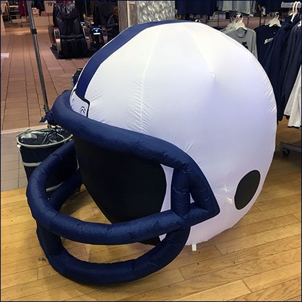Penn State Football Helmet Inflatable Feature