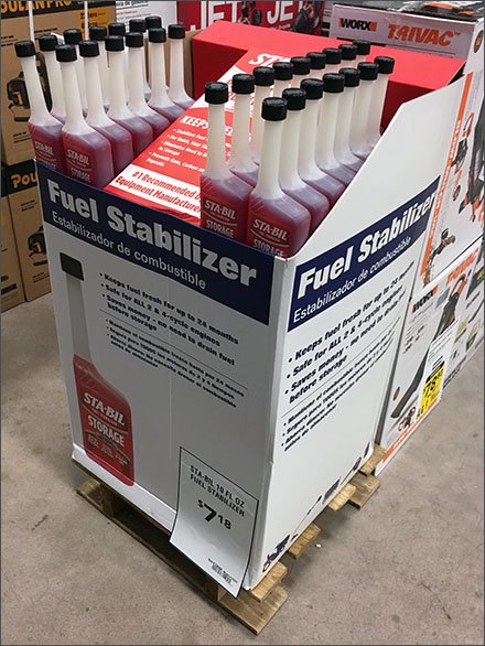 Peak-Season Fuel Additive Display by Sta-Bil