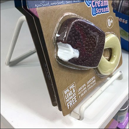 Baby Teether Shelf-Top Plate Stand Display
