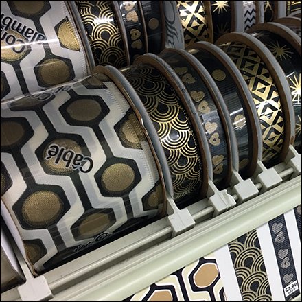 Circular Spool Ribbon Shelf Merchandising