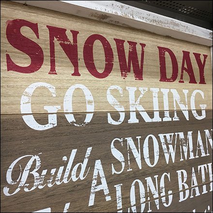 Get Your Snow Day Signage At Michaels