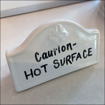 Sub-Zero Showroom Hot Surface Caution