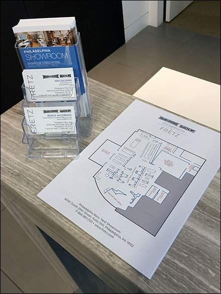Sub-Zero Showroom Layout Map Handout