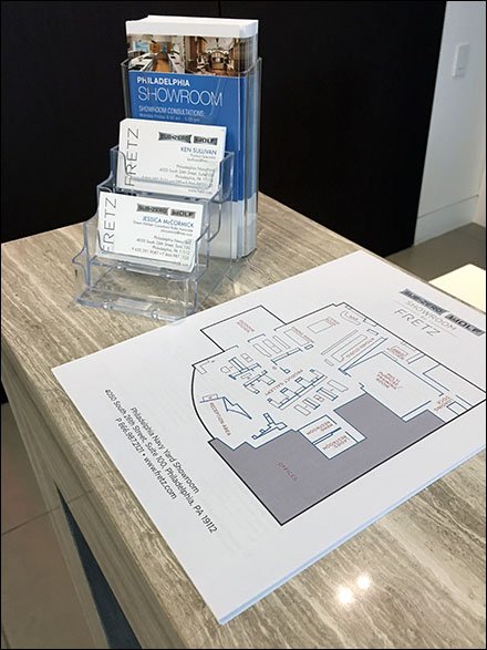 Sub-Zero Showroom Layout Map Handout