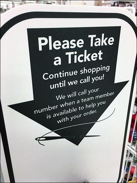 Take-a-Ticket Queue Management