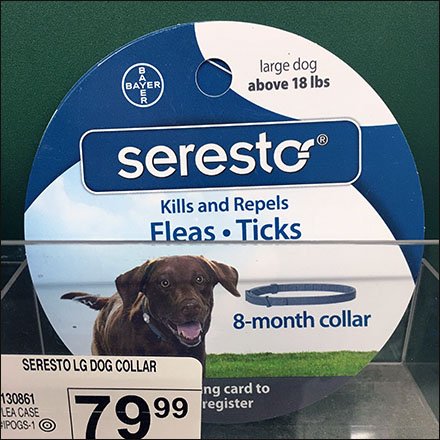 Circular Pick Card For Seresto Flea Collar