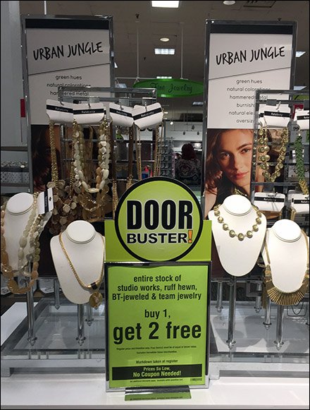 Door Busters Tablet Top Sign Frame