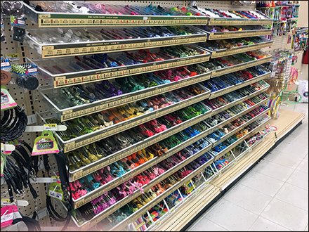 Embroidery Floss Tray Racks Pegboard Mount