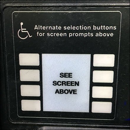 Alternate Handicapped Gas Pump Controls