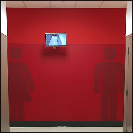 Gender Silhouettes As Restroom Signage