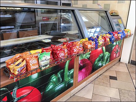 Deli Case Snack Rack Open Wire Sidecar