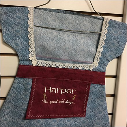 Embroidered Apron Feature